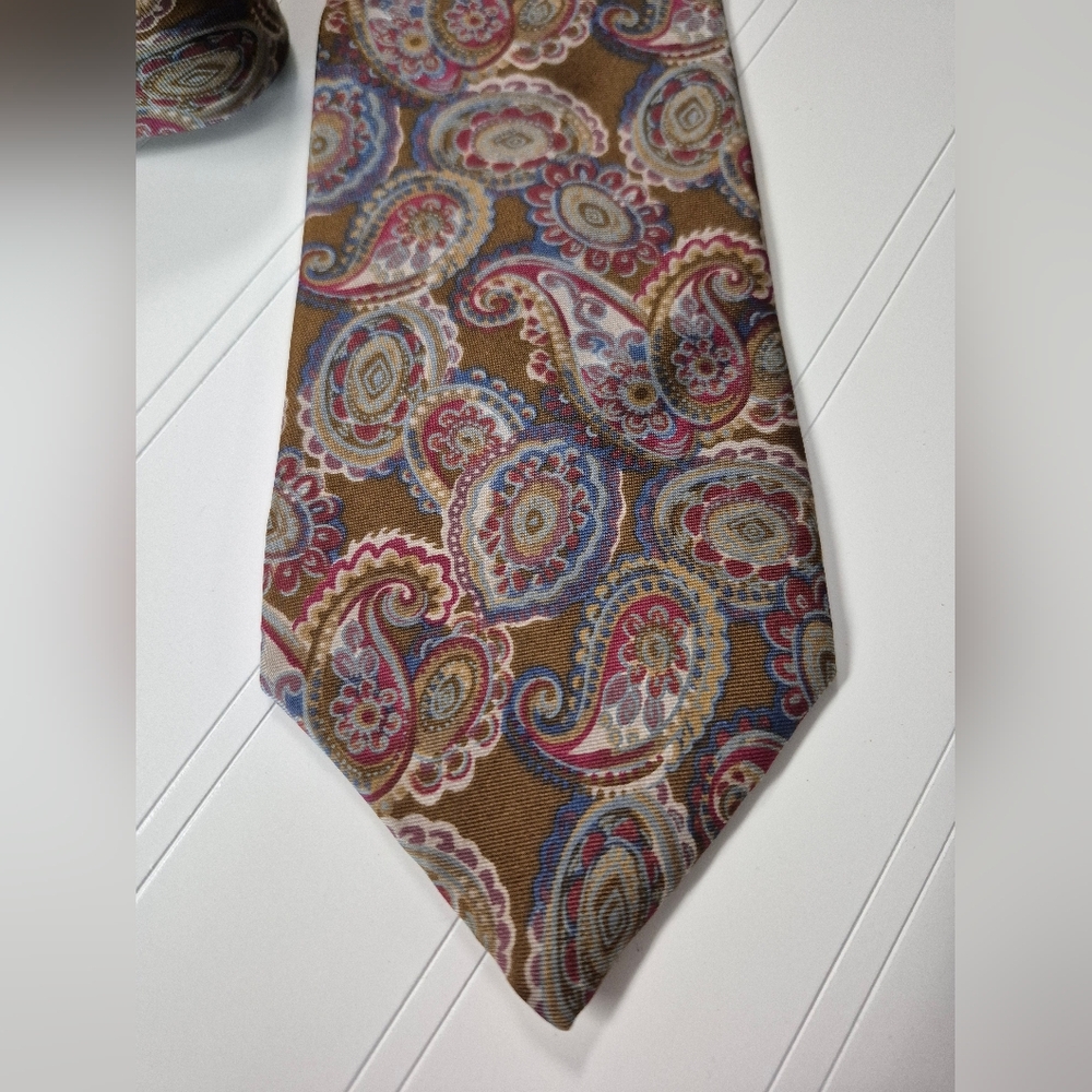 Christian Dior Monsieur Multicolor Paisley Tie